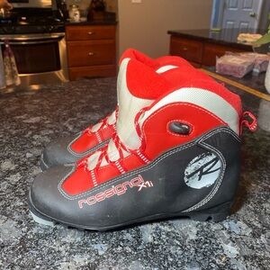Rossignol X1 Jr Kids NNN Cross Country Ski Boots EU 37 Red Black XC